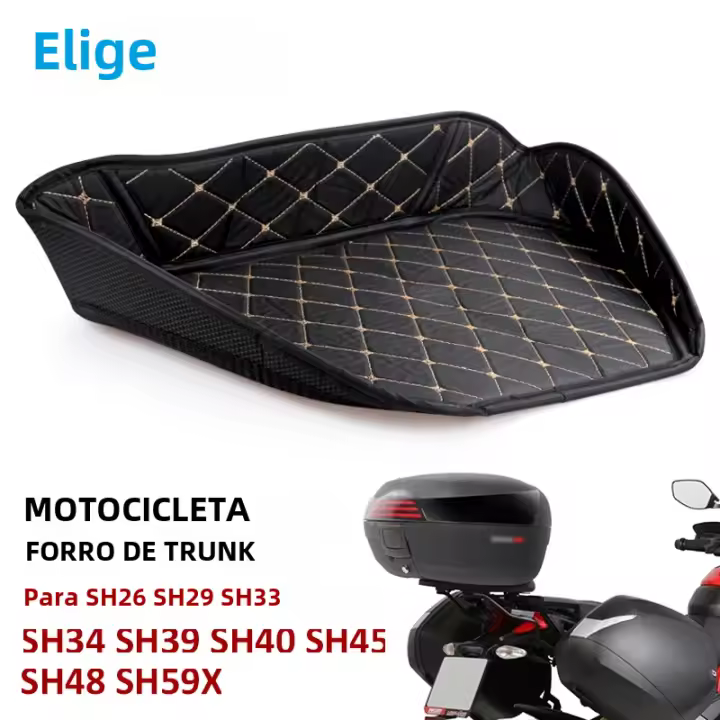 Alfombrilla De Maletero Para Motocicleta SHAD Tamaño Correspondiente Para Modelos SH29 33 34 39 40 45 SH48 SH59 Material Suave Y Cómodo - 1