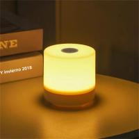 Lámpara Nocturna LED Recargable Con Interruptor Táctil De Tres Colores Para Cocina Pasillo Armario Dormitorio Hogar Luz Nocturna - details 1