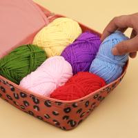 Kit De Tejer KRABALL Con Hilo De Algodón Y Gancho De Crochet Para Tejer Guantes Calcetines Marcadores De Costura Herramienta De Tejer - details 5