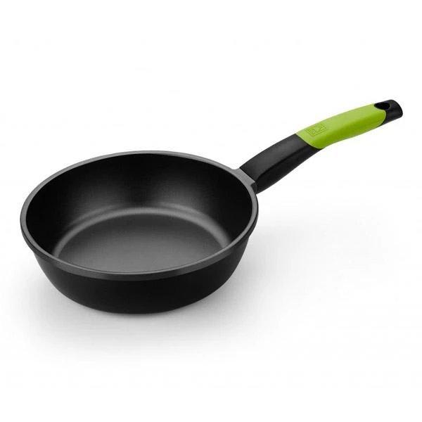 Cast aluminum frying pan 24cm bra a121446 | suitable for all stoves, black