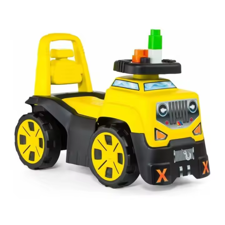 CORREPASILLOS SUV AMARILLO 3 EN 1 CON JUEGO DE BLOQUES DE MOLTO - 1