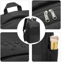 Mochipa Unisex Impermeable para Ordenador Portátil de hasta 15,6 Pulgadas, conector para Auriculares y Bolso Antirobo - details 0