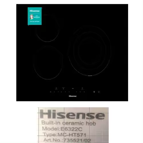 Despiece vitrocerámica Hisense E6322C - 1