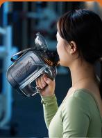 Botella Deportiva De Plástico De Grado Alimenticio a Alta Temperatura Con Doble Diseño De Bebida Gran Capacidad Portátil Para Gimnasio - details 15