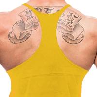 Camiseta Deportiva Sin Mangas Para Hombre Fitness Musculación Verano Algodón Transpirable Estilo Y-Back Camisetas De Entrenamiento - details 12