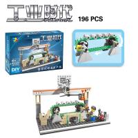 Bloques De Construcción Creativos 4en1 De Fábrica De Maquinaria Industrial Para Niños Edad Recomendada 6-12 Años Juguetes Educativos De Producción De Energía Eléctrica Sin Batería Material ABS - details 2