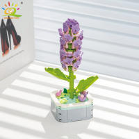 Bloques De Construcción HUIQIBAO MOC Con Plantas Succulentas Y Flor Eterna Jardín Bonsái Romántico Para Adultos Y Niños - details 9