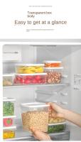 Caja De Almacenamiento Aislada Para Alimentos 5 Piezas Organizador De Nevera Contenedores Para Frutas Y Carne Caja De Sello Para Cocina - details 6
