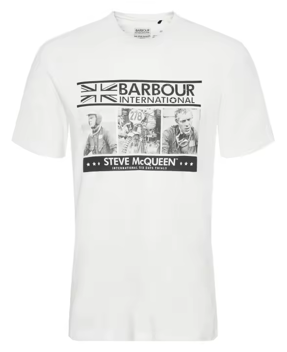 Barbour International Charge T-Shirt Whisper White - 1