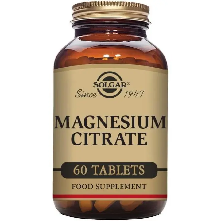 SOLGAR MAGNESIUM CITRATE 60 COMPRIMIDOS - 1