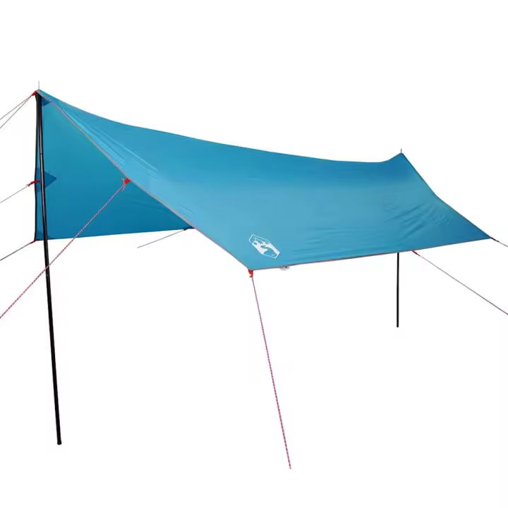 vidaXL Lona de camping impermeable 460x305x210 cm lona impermeable Color Azul,  Gris y naranja,  Verde y mas - 1