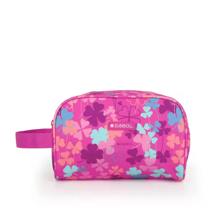 Neceser Gabol CLOVER - Bolsa de Viaje para Accesorios de Alta Calidad - Resistente al Agua - Incluye Acople a Carro - 22x14x10 cm - 1