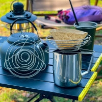 Soporte De Filtro De Café Plegable De Acero Inoxidable Para Exteriores Reutilizable Para Camping Y Picnics Sin Descartables - details 6