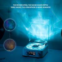 The Waves - Reproductor de Vinilo, altavoz Bluetooth de Vinilo vintage, reproductor de discos de Vinilo Bluetooth con 4 Modos, reproductor de Vinilo retro con Ondas LED con Luz Ambiental, altavoces de - details 5