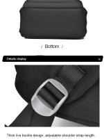 Mochila Oxford multicapa impermeable y elegante, mochila de gran capacidad para estudiantes, viaje Simple, fuera de la ciudad - details 25