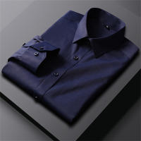 Camisa De Encaje Francesa Para Hombre 2024 Cuello Cuadrado Manga Larga Estilo Casual Botones Color Sólido Talla Regular Ropa De Marca - details 2