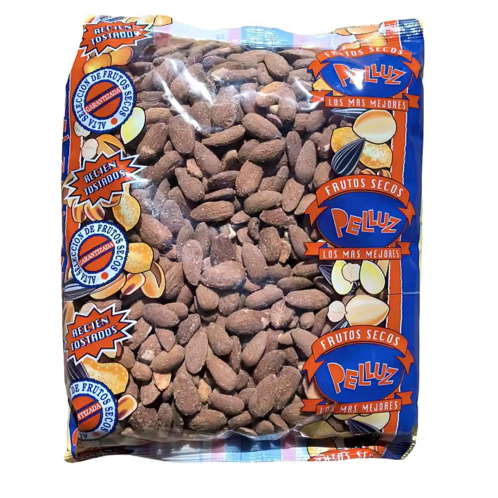 Almendras Tostadas sal 1 Kg - origen ESPAÑA - almendra tostada - pelluz - 1