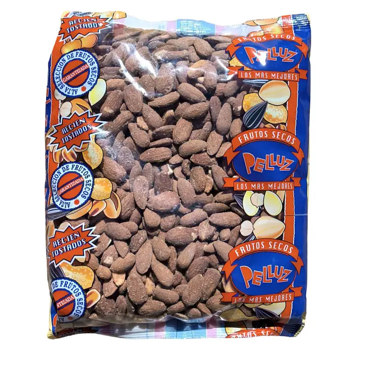 Almendras Tostadas sal 1 Kg - origen ESPAÑA - almendra tostada - pelluz - 1