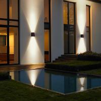 Lámpara De Pared Solar LED Para Exterior Impermeable Iluminación Atmosférica Decorativa Para Jardín Paseo Porche Balcón Camping Moderna - details 4