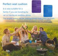 2 alfombrillas de asiento plegables a prueba de humedad, portátiles, impermeables, para exteriores, para acampar, parques, picnics, senderismo, parques de juegos. - details 4