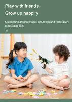 Juguete Interactivo Para Niños Dinosaurio Con Resorte Creativo Y Swing Manual Figura De Acción De Dinosaurio Regalo De Navidad - details 6