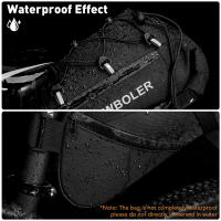 Bolsa De Bicicleta NEWBOLER Impermeable Para MTB Y Carretera 10L Gran Capacidad Plegable Accesorios De Maletero Para Ciclismo - details 4