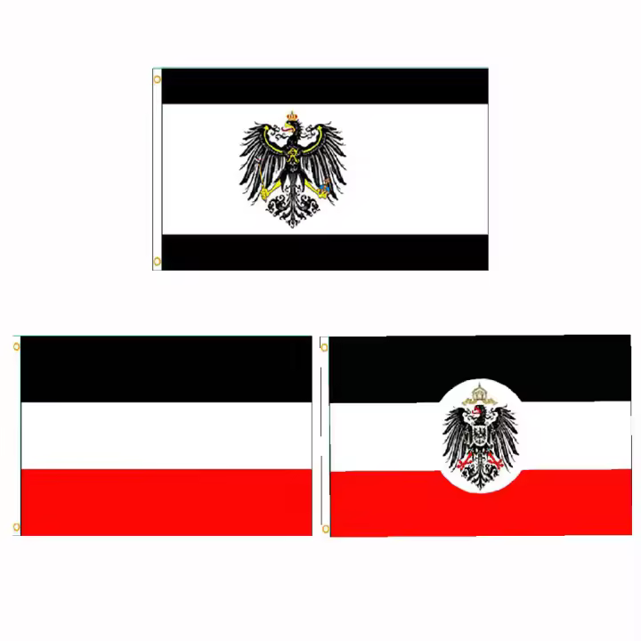 Bandera Prusiana Alemana Del Imperio Coloniales 90x150cm De FLAGLINK Para Decoración Estilo Estándar Material Poliéster - 1