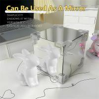 Caja De Tulipes Románticas Hecha a Mano Con LED Luz Nocturna DIY Decoración De Mesa Para Dormitorio Y Sala De Estar Material PVC Estilo Clásico Postermoderno - details 7