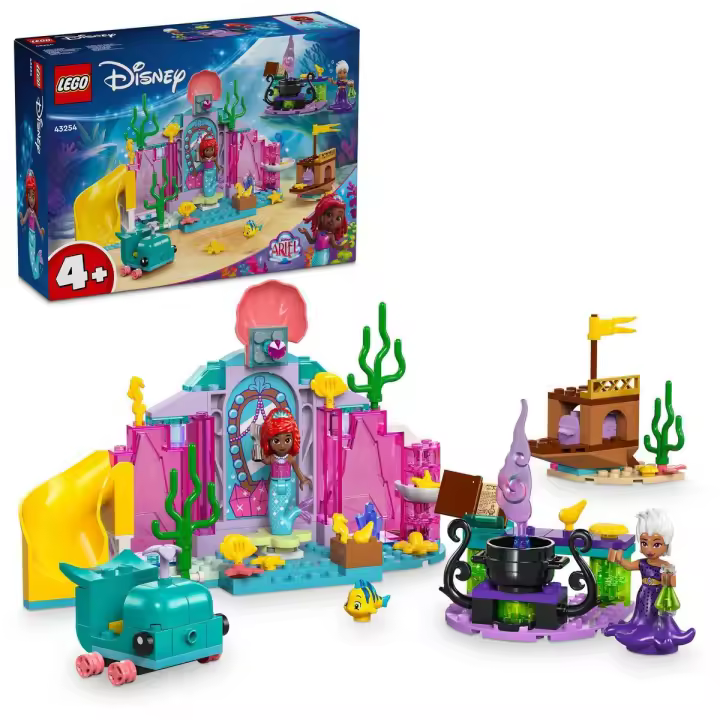 LEGO® | Disney Princess Gruta de Cristal de Ariel Set construible con figuras de sirena y pez 43254 - 1