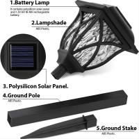 8 Pack De Luces Solares Para Jardín Luz De Hierba Brillante Exterior Impermeable LED Luces De Camino Paisajísticas - details 4