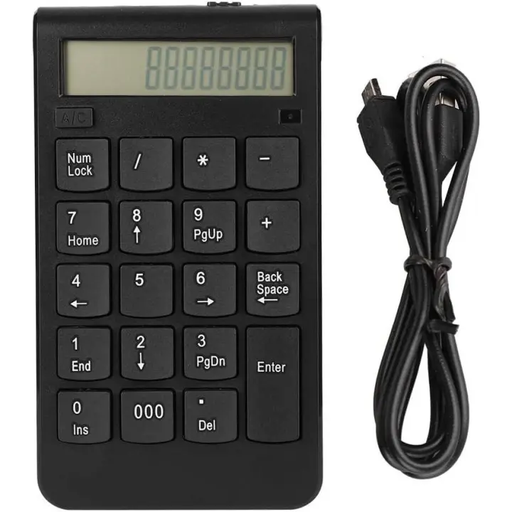 Teclado Numérico Inalámbrico a Prueba de Salpicaduras con una Sola Mano USB 2,4G para Computadoras Portátiles con Windows - 1
