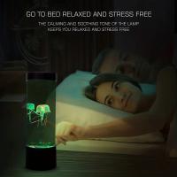Lámpara De Medusa LED 7 Colores Cambio De Color Para Ambiente Oceanográfico Luz Nocturna Decorativa Para Escritorio Habitación Regalo De Cumpleaños Para Niños - details 8