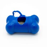 Dispensador de Bolsas para excrementos de Perros con Forma de Hueso - Soporte para Bolsas para excrementos de Mascotas (Incluye 1 Rollo de 15 Bolsas) Dispensador de Bolsas para Recogida de Colores Aleatorios (7 Colores) - details 7