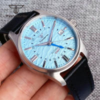 Reloj Automático Tandorio NH34 Para Hombres 39mm GMT Pilot Diversión AR Cristal De Zafiro Fecha Resistente Al Agua 20BAR Moda Relojes De Pulsera De Acero Inoxidable - details 31