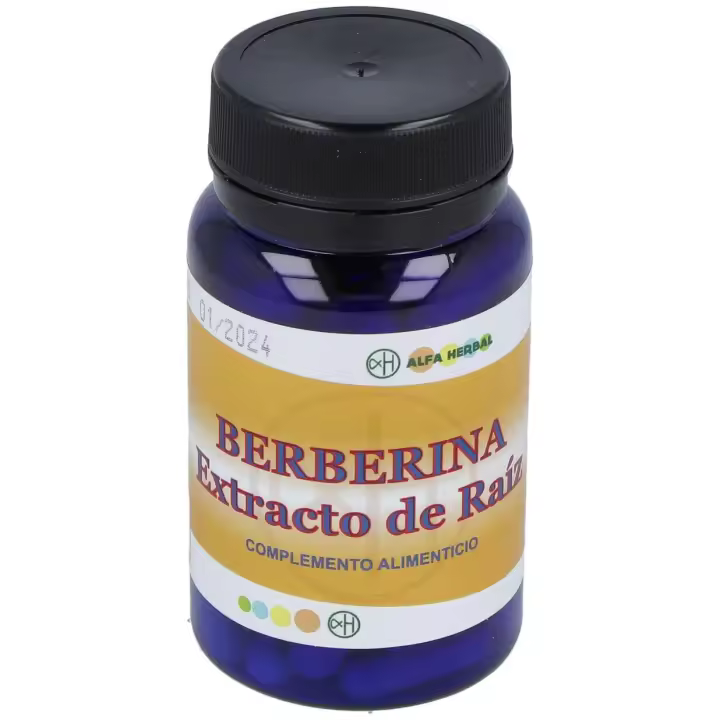 Alfa Herbal Berberina Extracto De Raíz 60Caps - 1
