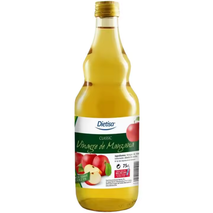 Vinagre Manzana Vidrio 750ml Dielisa - 1