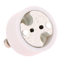 Soporte De Lámpara Blanca Convertidor Adaptador De Punta G4 GU5.3 GY6.35 Para Bombilla LED Halógena De Calidad Superior Cerámica GU10 a MR16 - details 13