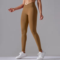 Leggings De Yoga Para Mujer Cintura Alta Levantamiento De Caderas Gimnasio Sin Costuras Pantalones De Deporte Fitness Running - details 29