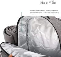 Mochipa de picnics waterproof para 4 personas with juego de cuadernos, Platos PARA LA Hora picnic (GRIS) - details 2