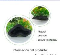 Plantas Artificiales Para Acuario 12 Tipos Decoración De Agua Maleza Ornamento Para Tanque De Peces Hierba Decorativa De 14cm - details 1