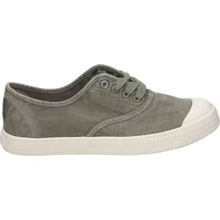 CORONEL TAPIOCCA | Lonas Coronel Tapioca para Mujer – Zapatillas de Lona en Color Verde Khaki – Lonetas con Cordones – Ligeras y Cómodas – Estilo Casual – Combinables – Versátiles – Modelo T286-6 - 1