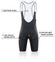 X-TIGER Shorts De Ciclismo Para Hombre Con Bolsillos Tights De Montaña Y Carretera Profesionales Para Ciclismo De Larga Distancia - details 6