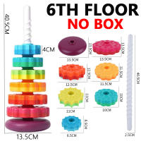 Torre De Colores Rainbow Rotada Con Música Juego De Pila De Anillos Montessori Para Educar a Niños Mayores De 3 Años - details 13