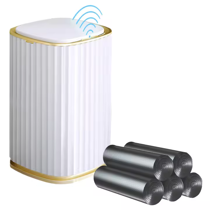 Cubo de Basura Inteligente Joybos 15L - Sensor Infrarrojo - Incluye 100 Bolsas - 1