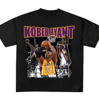 Camiseta Kobe American Jersey Talla 24 Impresa Para Hombre Y Mujer Verano Manga Corta Top Casual Material Algodón Y Poliéster - details 4