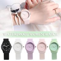 Reloj De Cuarzo Para Niños Y Niñas 36mm Color Caramelo Resistente Al Agua Con Correa De Silicona Moda Y Casual Para Estudiantes - details 0