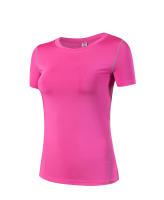 Top De Yoga Para Mujer 2023 Camiseta Deportiva De Secado Rápido Para Gimnasio Running Fitness Poliéster Spandex Manga Corta Transpirable Talla Verdadera - details 6