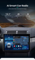 Junsun-reproductor Multimedia X7 MAX para coche Radio con Android CarPlay inalámbrico voz IA 2K 13.1 pulgadas para BMW E46 M3 318/320/325/330/335 - details 2