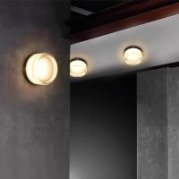 Lámpara De Pared LED Creativa Con Vidrio Redondo Iluminación Interior Exterior Para Sala De Estar Baño Porche Decoración Instalación Montada En La Pared Fuente De Luz LED Incluida Garantía De 2 Años - details 1