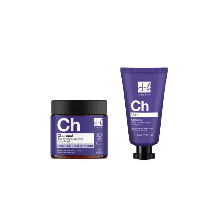 Dr Botanicals Mascarilla Matificante de Carbón Vegetal 30ml y 60ml - 1